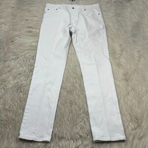 Tsubi Men's 36 White Anti K Lock Up Loose Fitting Jeans
